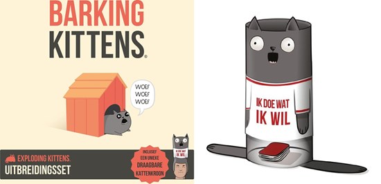 Barking Kittes Exploding Kittens Uitbreidingsset 7+