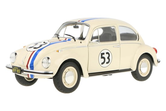 Solido Volkwagen Beetle 1303 Herbie # 53 schaal 1/18 Beige 