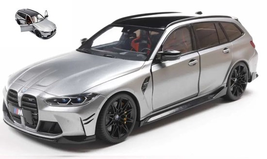 Solido BMW M3 Competition M Xdrive Touring 2024 met.Zilver 1/18 