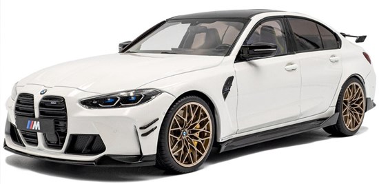 Solido BMW M3 (G80) Competiton Alpine Wit schaal 1/18 