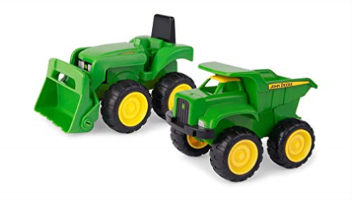 tomy John Deere Kiepauto en Tractor met Shovel 18mnd+ 