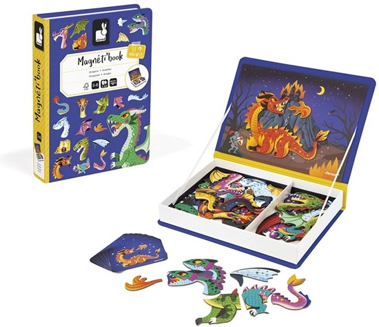 Janod Magneti'Book Draken set 63dlg 3+