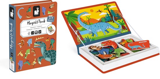 janod Magneti Book Dinosaurussen 40dlg
