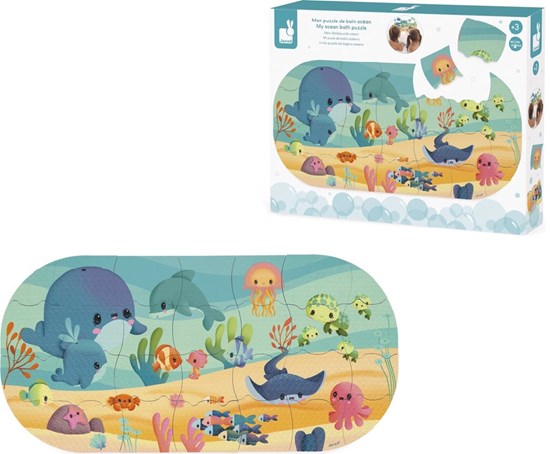 Janod Badspeelgoed Mijn Oceaan Badpuzzel 3+ 