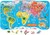 Janod Grote Houten Wereldkaart puzzel 