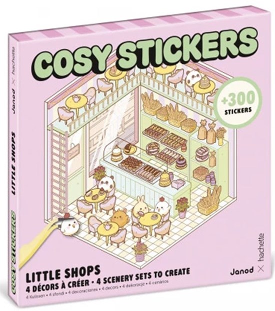 Janod Cosy Stickers 300+ Little Shops in Doos 