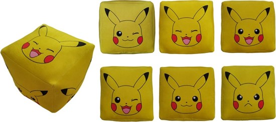 Pokémon Pikachu Speelkubus/Zitje circa 27x27 cm  