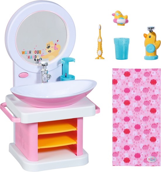 baby born Wastafel  met Accessoires  3+
