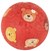 Sigikid Mini Peuterbal met Beren Rood circa 17cm 