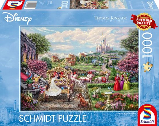 Schmidt Thomas Kinkade Cinderella Happily Ever After Puzzel 1000stukjes 
