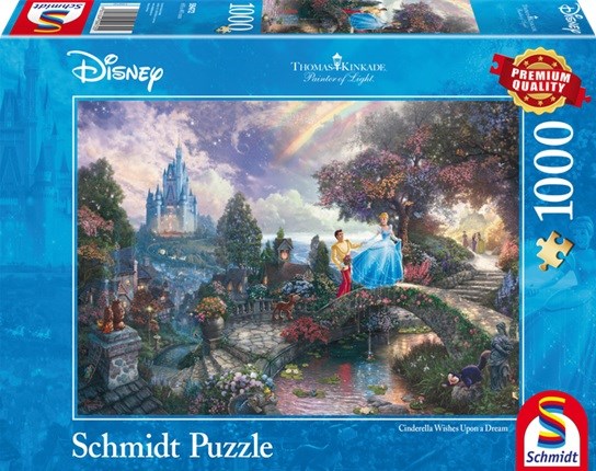 Schmidt Thomas Kinkade Cinderella Wishes Upon a Dream puzzel 1000stukjes 