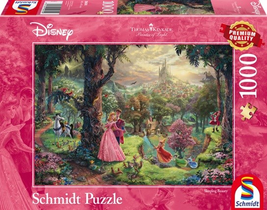 Schmidt Thomas Kinkade Sleeping Beauty puzzel 1000stukjes 