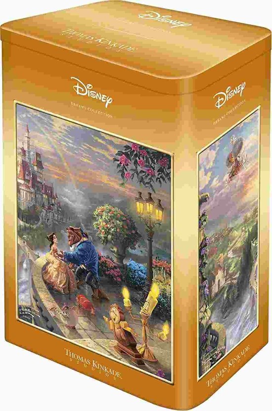 puzzel Disney Beauty and the Beast Falling in Love 500Stukjes in Blik 