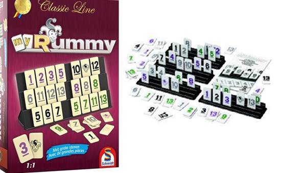 schmidt My Rummy spel 2-4 spelers 8+  