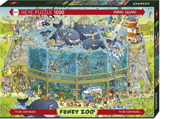 Heye Marino Degano Puzzel 1000 stukjes Funky Zoo Ocean Habitat 
