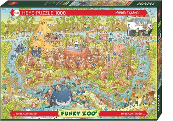 Heye Marino Degano Puzzel 1000 stukjes Funky Zoo Australian Habitat 
