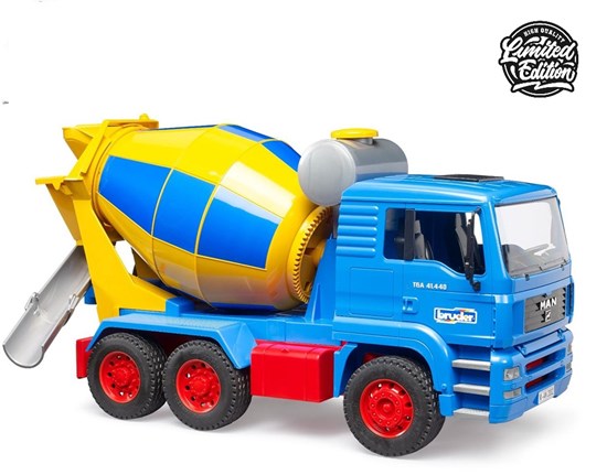 01063 Bruder MAN TGA Cement Mixer 50 jaar Bruder Editie 3+ 