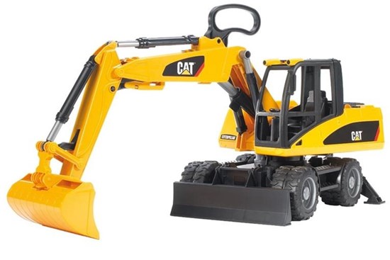 02445 bruder CAT Graafmachine op Wielen 4+ 