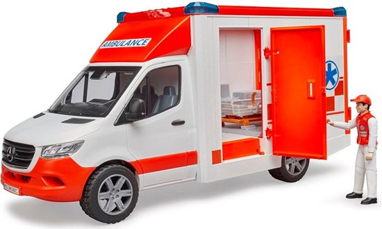 2623 bruder Mercedes Benz Sprinter 1/16  Ambulance met Figuur 4+  