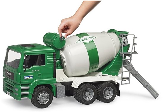 02739 Bruder MAN TGA Betonmixer Groen/Wit 3+ 