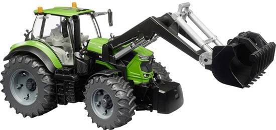 3161 Bruder Deutz 8280TTV Tractor met Frontloader 3+