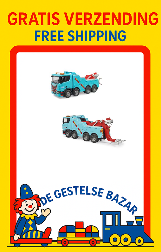 03553 Bruder Scania Super 560R Sleepwagen met Licht en Geluid 3+ 
