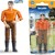 Bruder 60007 Man met Bruine Broek en Oranje Overhemd 4+ 