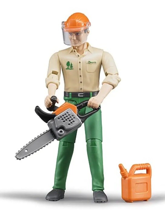 60030 Bruder Bworld Bosarbeider met Accessoires 4+ 