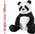 Heunec REUZE XXL Panda Zittend circa 100cm 