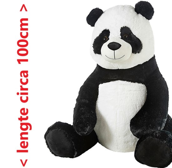 Heunec REUZE XXL Panda Zittend circa 100cm 