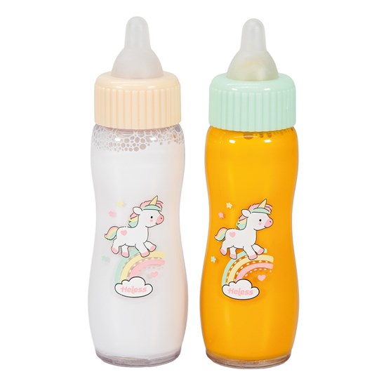 heless Poppen Drinkfles set Eenhoorn 2stuks 