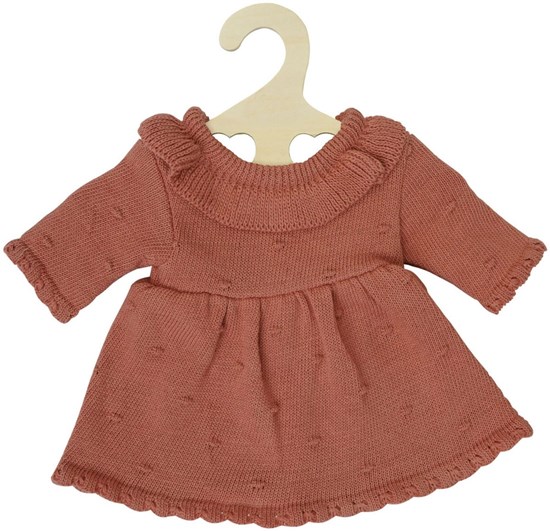 Heless Jurk Gebreid Oudroze 35-45cm 