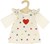 Heless Poppenkleding Ribfluwelen Jurk Hartjesconfetti, 35-45 cm 