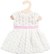 heless Droomjurk Wit met Roze voor pop van 35-45cm