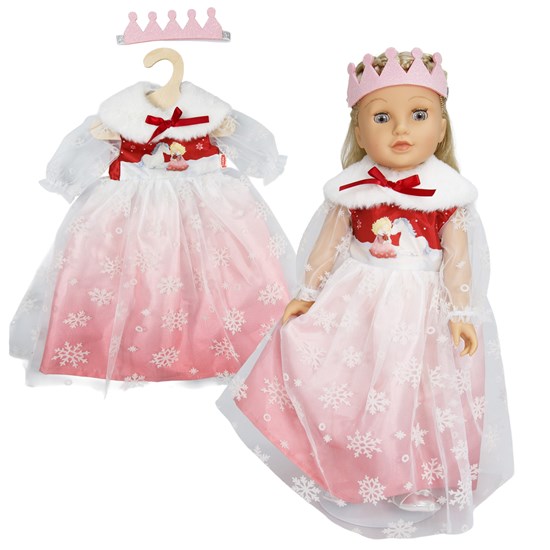 heless Poppenjurk met Kroon Winter Princess LUMI 35-45cm 