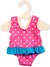 Heless Poppen Badpak Roze met Stippen 35-45cm 