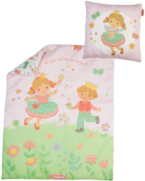 heless Poppen Dekentje met Kussen Spelende Kinderen 44x34cm 