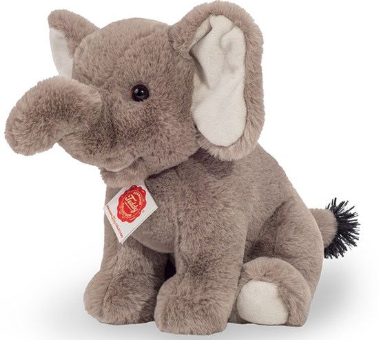 Teddy Hermann Zittende Olifant Grijs circa 25cm 0mnd+ 