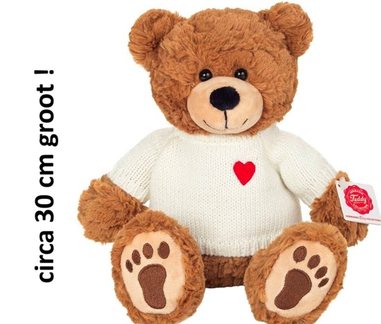 Teddy Hermann Knuffelbeer Percy met Trui Pluche Teddybeer circa 30 cm 
