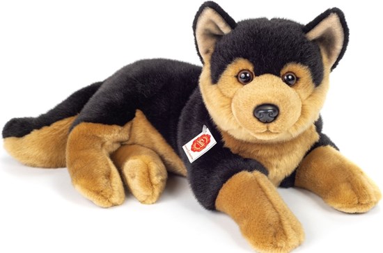Hermann Teddy Liggende Herdershond circa 45cm 
