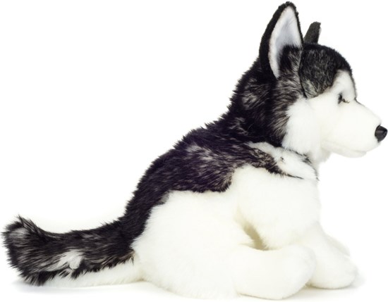 Teddy Hermann Zittende Husky Hond circa 30cm 0mnd+ 