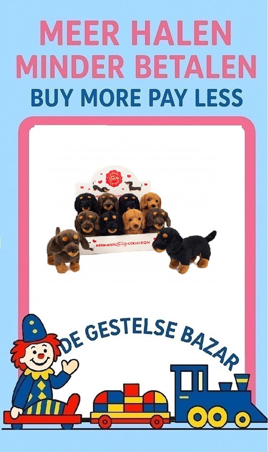 Teddy Hermann® Teckel circa 21cm Assorti Kleuren 