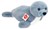 Hermann Teddy Zeehond Robby Grijs/Wit circa 33cm 