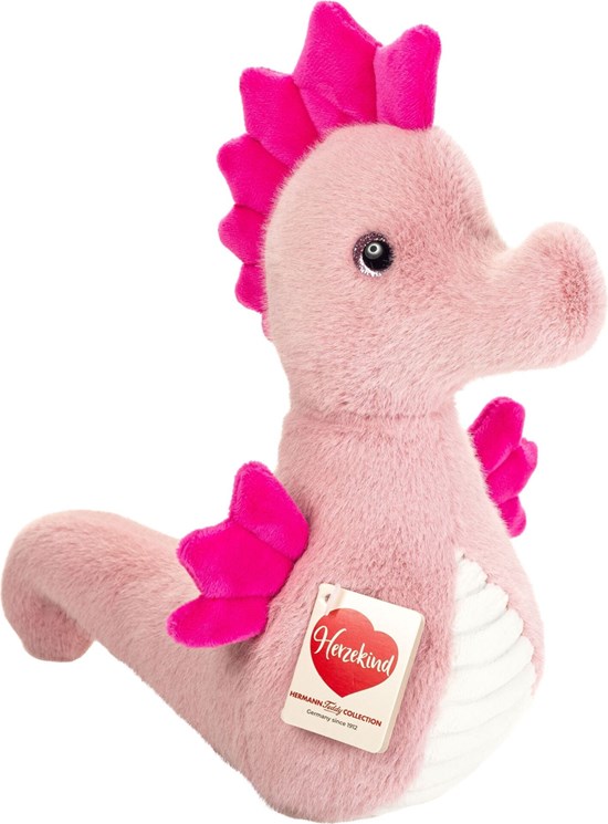 Hermann Teddy Zeepaardje ALBA Roze circa 23cm 