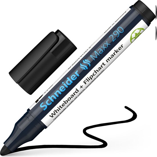 Schneider White Board Marker Zwart  