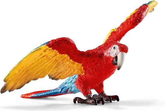 14737 Schleich ARA  Papagaai Rood/Geel 3+