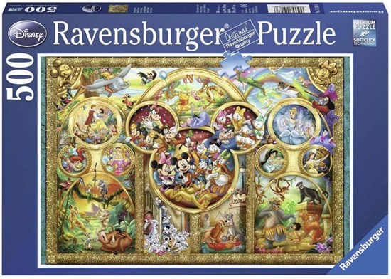 Puzzel Disney Figuren Schilderij 500Stukken 