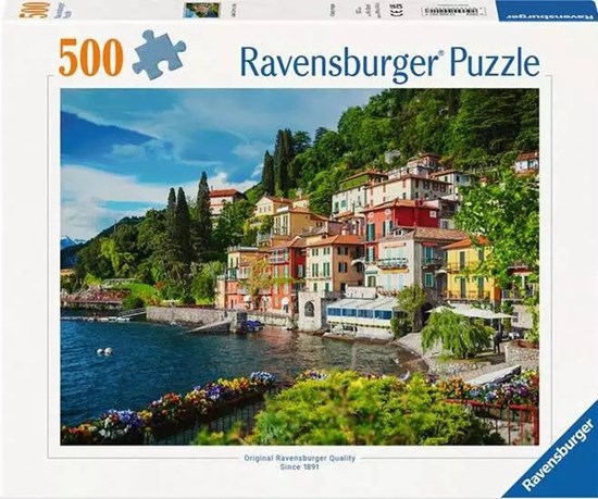 Puzzel Comomeer in Italië 500stukjes 