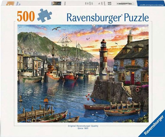 Ravensburger Puzzel Ochtend bij de Haven 500stukjes