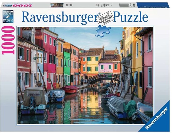 Ravensburger Puzzel Burano Italië 1000stukjes 